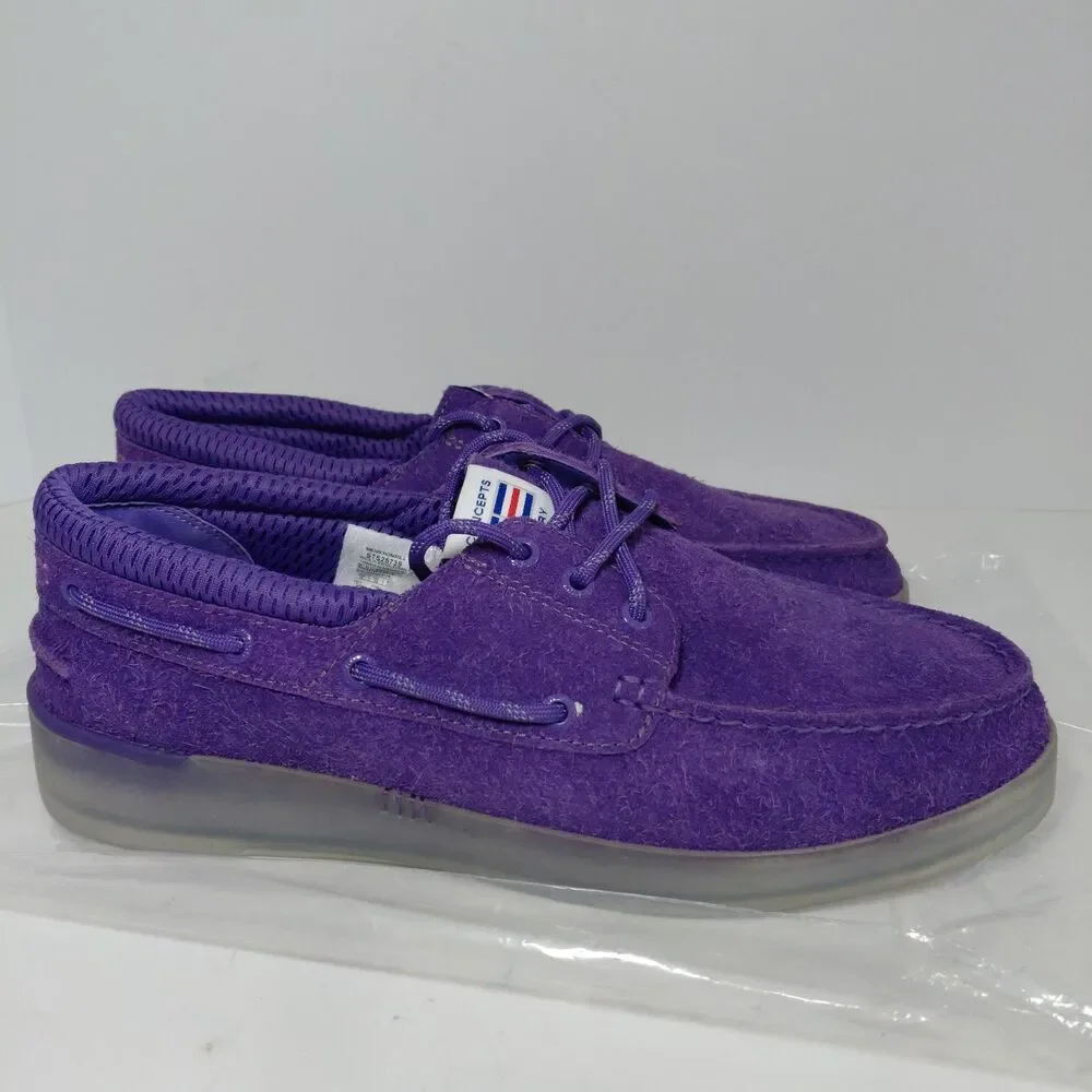 Sperry x Concepts 3-Eye Cup Top Siders Mens Size 11 Purple Shoes Sneakers